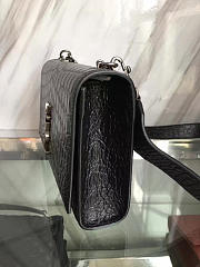 YSL Monogram Kate Crocodile Embossed Shiny Leather BagsAll 5023 - 4