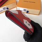 BagsAll Louis Vuitton Slender Wallet Red M63228 - 3