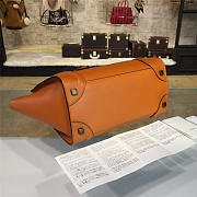 BagsAll Celine Leather Micro Luggage Orange Z1076 26.5cm  - 3