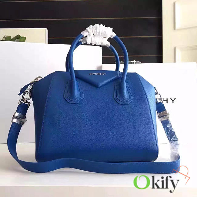 bagsAll Givenchy Small Antigona 34 Navy Blue 2025 - 1