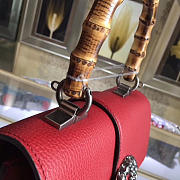 Gucci Dionysus Medium Top Handle Bag Red Leather 27cm - 3