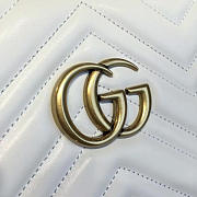 Gucci GG Marmont 35 Matelassé White Tote 2228 - 5