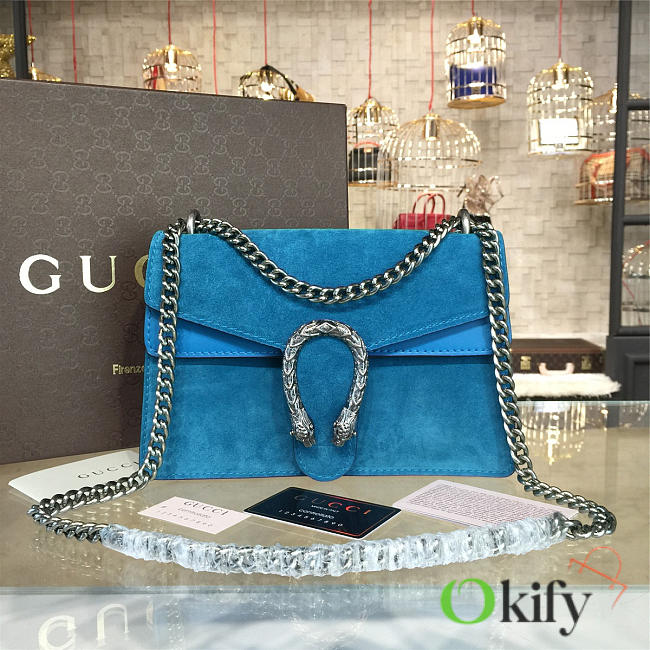 Gucci Dionysus 28 Shoulder Bag BagsAll Z042 Blue - 1