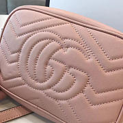 Gucci GG Marmont 18 Matelassé Dusty Pink Leather 2413 - 4