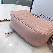 Gucci GG Marmont 18 Matelassé Dusty Pink Leather 2413 - 5