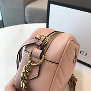 Gucci GG Marmont 18 Matelassé Dusty Pink Leather 2413 - 6