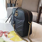 Gucci GG Marmont 27 Matelassé Black Leather 2447 - 3