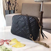 Gucci GG Marmont 27 Matelassé Black Leather 2447 - 4