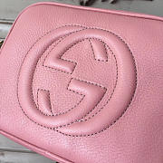 Gucci Soho Disco 21 Leather Bag Lighter Pink Z2601 - 6