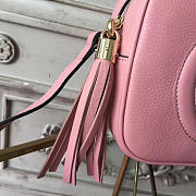 Gucci Soho Disco 21 Leather Bag Lighter Pink Z2601 - 4