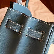 Hermes Birkin Epsome Dusty Blue/ Silver BagsAll Z2923 35cm - 3