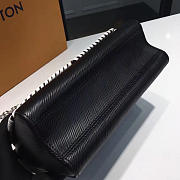 Louis Vuitton BLACK twist MM 3736 23cm  - 5