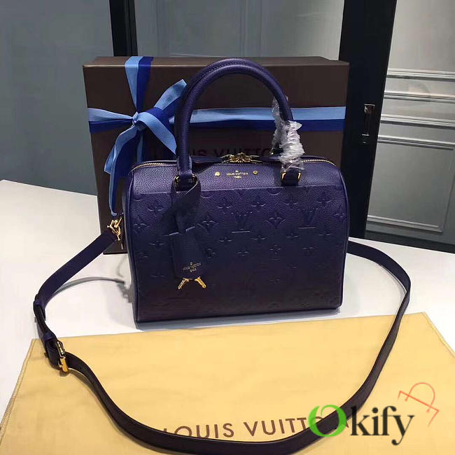 Louis Vuitton Speedy BagsAll 25 Blue 3828 - 1