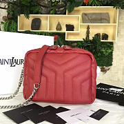 YSL Classic Toy 21 Monogram Bowling Red Leather 4716 - 1