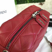 YSL Classic Toy 21 Monogram Bowling Red Leather 4716 - 6