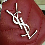 YSL Classic Toy 21 Monogram Bowling Red Leather 4716 - 5