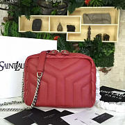 YSL Classic Toy 21 Monogram Bowling Red Leather 4716 - 4