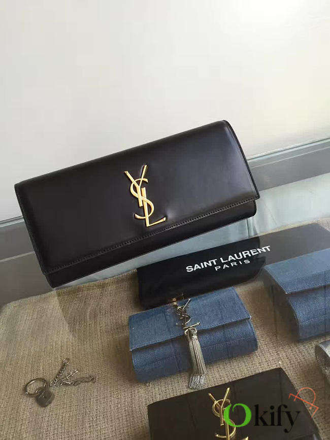 YSL MONOGRAM KATE 27 Clutch SMOOTH LEATHER BagsAll 4949 - 1