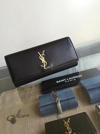 YSL MONOGRAM KATE 27 Clutch SMOOTH LEATHER BagsAll 4949