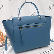 BagsAll Celine Belt Bag Blue Calfskin Z1199 27cm  - 4