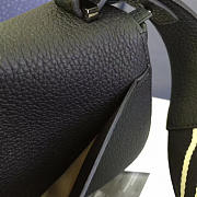 bagsAll DELVAUX Calfskin Mini Le Mutin Saddle Bag Black 1499 - 6