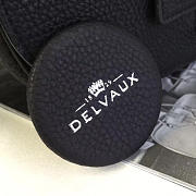 bagsAll DELVAUX Calfskin Mini Le Mutin Saddle Bag Black 1499 - 4