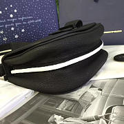 bagsAll DELVAUX Calfskin Mini Le Mutin Saddle Bag Black 1499 - 3