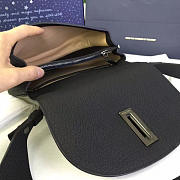 bagsAll DELVAUX Calfskin Mini Le Mutin Saddle Bag Black 1499 - 2