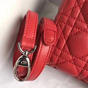 bagsAll Lady Dior Mini Red/Silver 1553 - 5