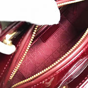 BagsAll Lady Dior 24 Wine Red 1616 - 5