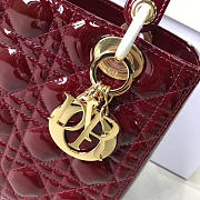 BagsAll Lady Dior 24 Wine Red 1616 - 3