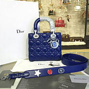 BagsAll Lady Dior 20 Blue 1635 - 1