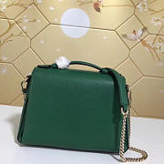 Gucci GG Flap Shoulder Bag On Chain Green BagsAll 5103032 - 3