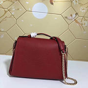 Gucci GG Flap Shoulder Bag On Chain Red BagsAll 5103032 - 3