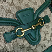 Gucci Lady Web Ophidia Canvas Green Leather 2195 26.5cm  - 6