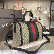 Gucci GG Ophidia Canvas 33 Supreme Handle Bag 2219 - 5