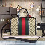 Gucci GG Ophidia Canvas 33 Supreme Handle Bag 2219 - 4