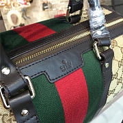 Gucci GG Ophidia Canvas 33 Supreme Handle Bag 2219 - 2