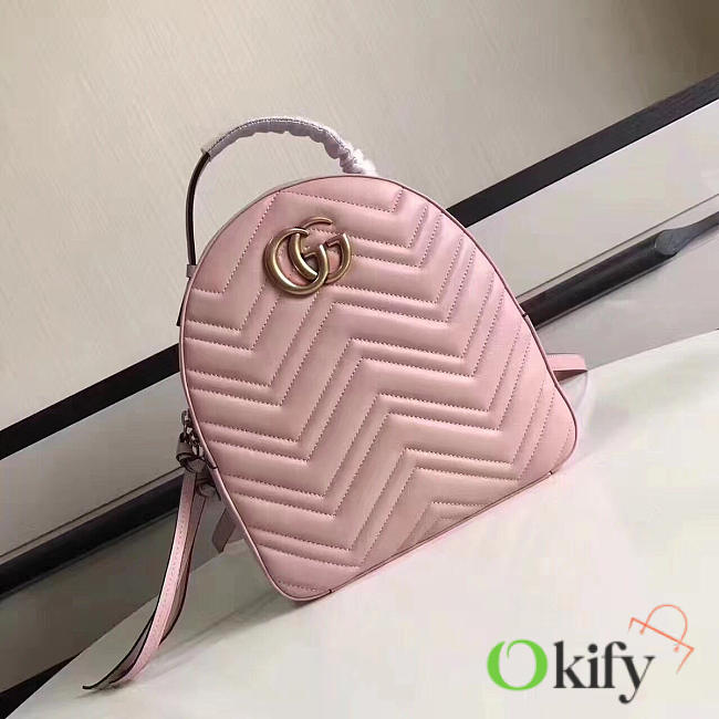 Gucci GG Marmont 22 Backpack Pink 2260 - 1