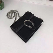 Gucci Dionysus 20 Mini Shoulder Bag Black Leather Z026 - 4