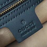 Gucci Sylvie Leather Black Bag Z2344 25cm - 3