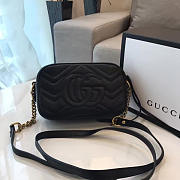 Gucci GG Marmont 18 Matelassé Black Leather 2412 - 3