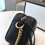Gucci GG Marmont 18 Matelassé Black Leather 2412 - 5
