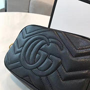 Gucci GG Marmont 18 Matelassé Black Leather 2412 - 6