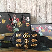 Gucci Marmont Belt Bag 18 Black Sticker 2625 - 1