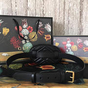Gucci Marmont Belt Bag 18 Black Sticker 2625 - 6