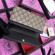 Gucci GG Supreme Wallet Black BagsAll - 3