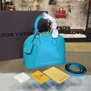 Louis Vuitton ALMA BB Monogram Vernis Leather 3535 24cm 