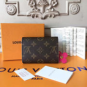 Louis Vuitton Wallet 12 Monogram Pink 3730 - 4