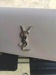 YSL MONOGRAM KATE Clutch GRAIN DE POUDRE EMBOSSED LEATHER BagsAll 4967 - 4